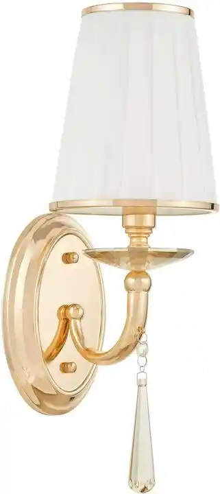 Lumina Deco Lampa Ścienna Kinkiet Złoty Fabione W1 LDW 1200-1 (GD)