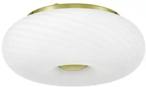 Lumina Deco Nowoczesna Lampa Sufitowa Plafon Biało-Złoty Monarte D28 LDC 1105-280 (GD)