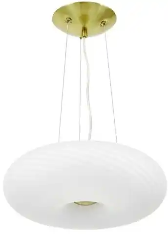 Lumina Deco Nowoczesna Lampa Wisząca Biało-Złota Monarte D38 LDP 1105-380 (GD)