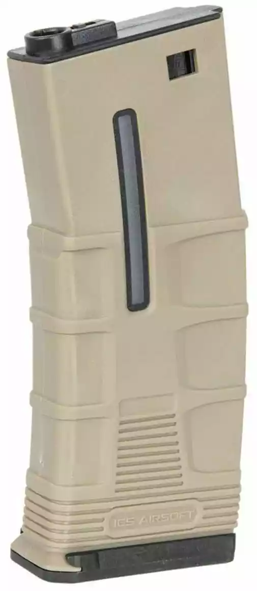 Magazynek mid-cap T-Tactical 120 kulek do replik M4 i M16 tan ICS-05-031586