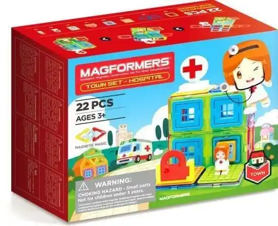 Magformers Town Set - Szpital