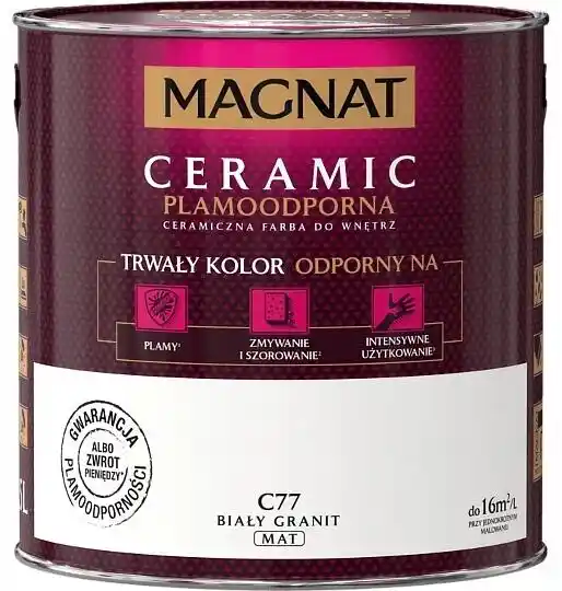 MAGNAT Ceramic C77 Biały Granit 2,5L