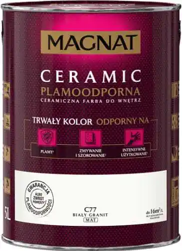 MAGNAT Ceramic C77 Biały Granit 5L