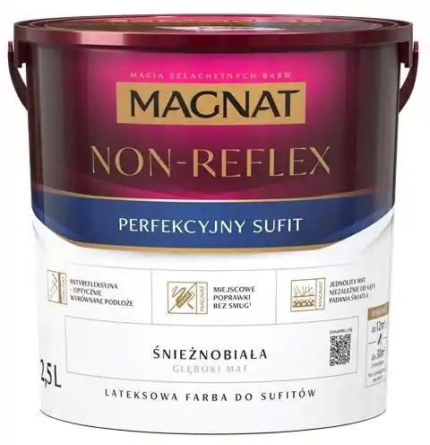 MAGNAT Non Reflex lateksowa farba do sufitów 2,5L