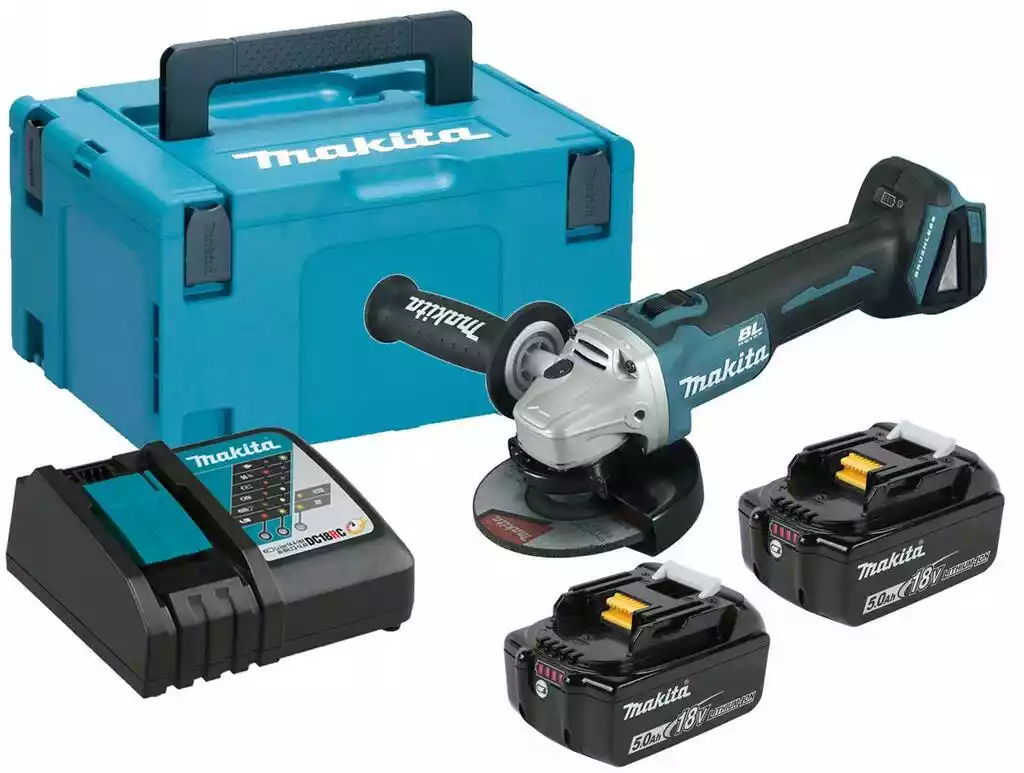 Makita DGA504RTJ Akumulatorowa Szlifierka Kątowa