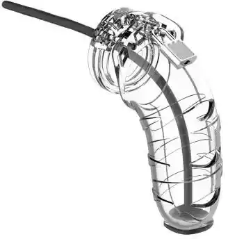 ManCage Model 17 Chastity 5.5 Cock Cage Transparent - Pas cnoty