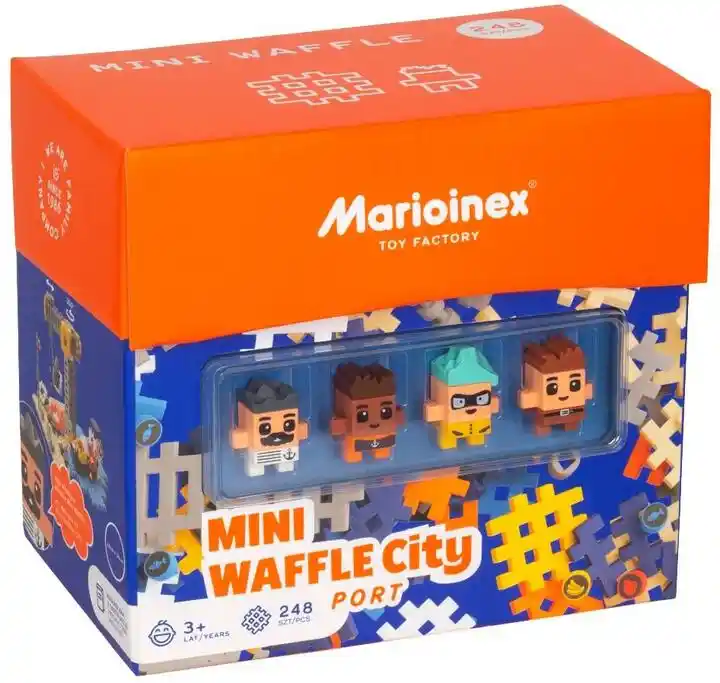 Marioinex Klocki Mini Wafle City Port 248 elem.