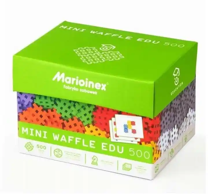 Marioinex Klocki Mini Wafle Edu 500el.