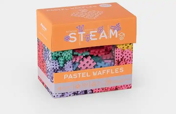 Marioinex Klocki Waffle Wafle Mini Pastel 300 El.