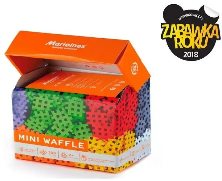 Marioinex Kreatywne Klocki Wafle Mini, 300 szt