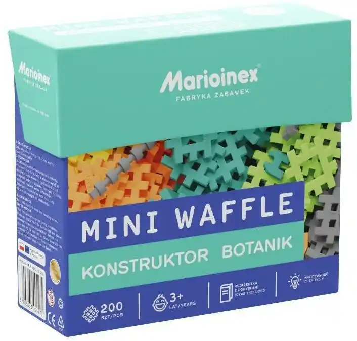 Marioinex Mini Waffle Konstruktor Botanik 200 el.