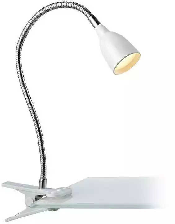 Markslojd Lampa stołowa z klipsem TULIP White 106091