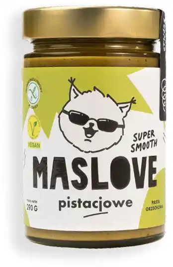 Maslove Krem Pistacjowy Super Smooth Bezglutenowy 290g