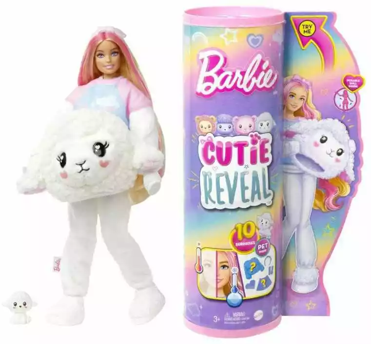 Mattel Barbie Cutie Reveal Lalka Owieczka słodkie stylizacje HKR03