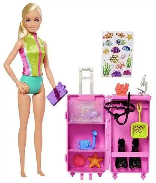 Mattel Barbie lalka Kariera biolożka morska