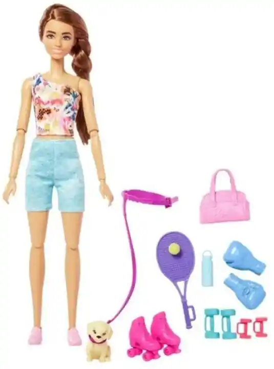 Mattel Barbie Lalka Relaks Fitness HKT91