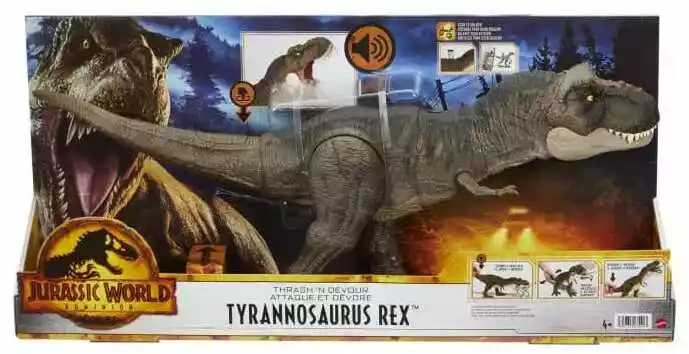 Mattel Jurassic World Niszcz i pożeraj Tyranozaur Rex