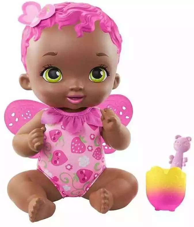 Mattel My Garden Baby Bobasek głodomorek motylek Truskaweczka