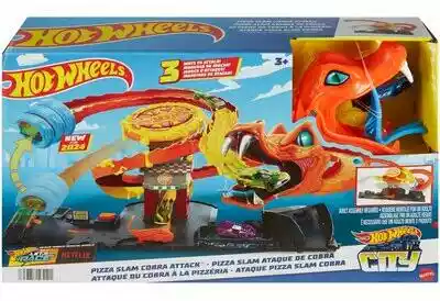 Mattel Tor Hot Wheels City Odjazdowa pizza Atak kobry HTN81