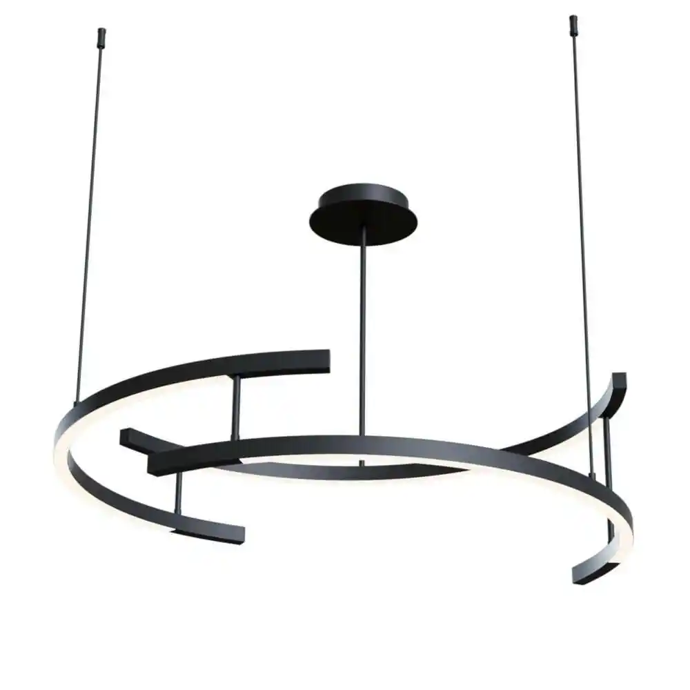 Maytoni Line black Led lampa wisząca MOD054PL-L52B3K