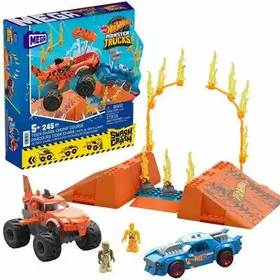 MEGA Klocki Hot Wheels Tiger Shark Kaskaderski skok HKF88