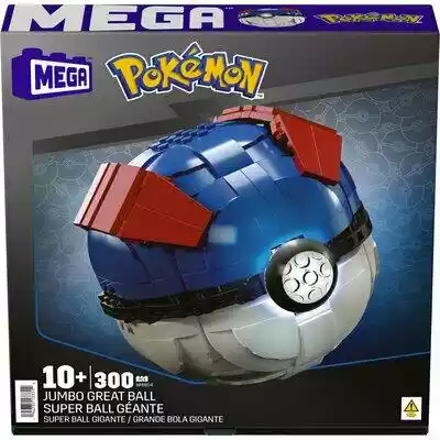 MEGA Klocki plastikowe Pokemon Duży GreatBall HMW04