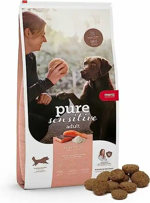 Mera pure sensitive, łosoś i ryż - 12,5 kg