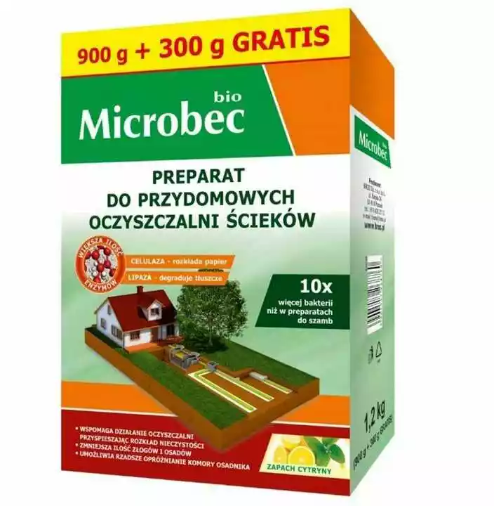 Microbec Ultra Bakterie Do Szamb 1,2kg