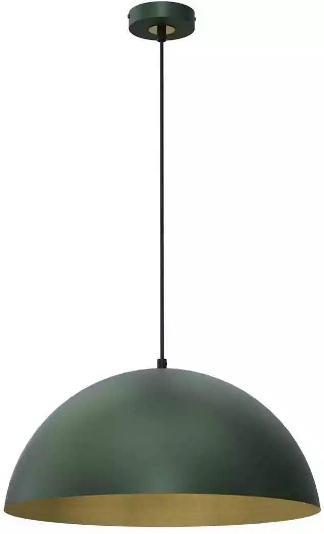 Milagro Beta lampa wisząca zielono złota 45cm MLP8287