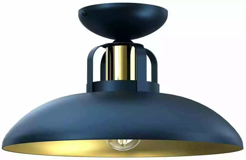 Milagro Lampa sufitowa loft FELIX NAVY BLUE-GOLD 1xE27 MLP7713