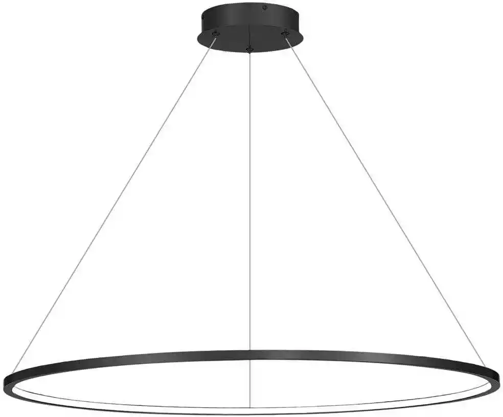 Milagro Lampa wisząca LED ring Saturno Black IP44 57W ML8862