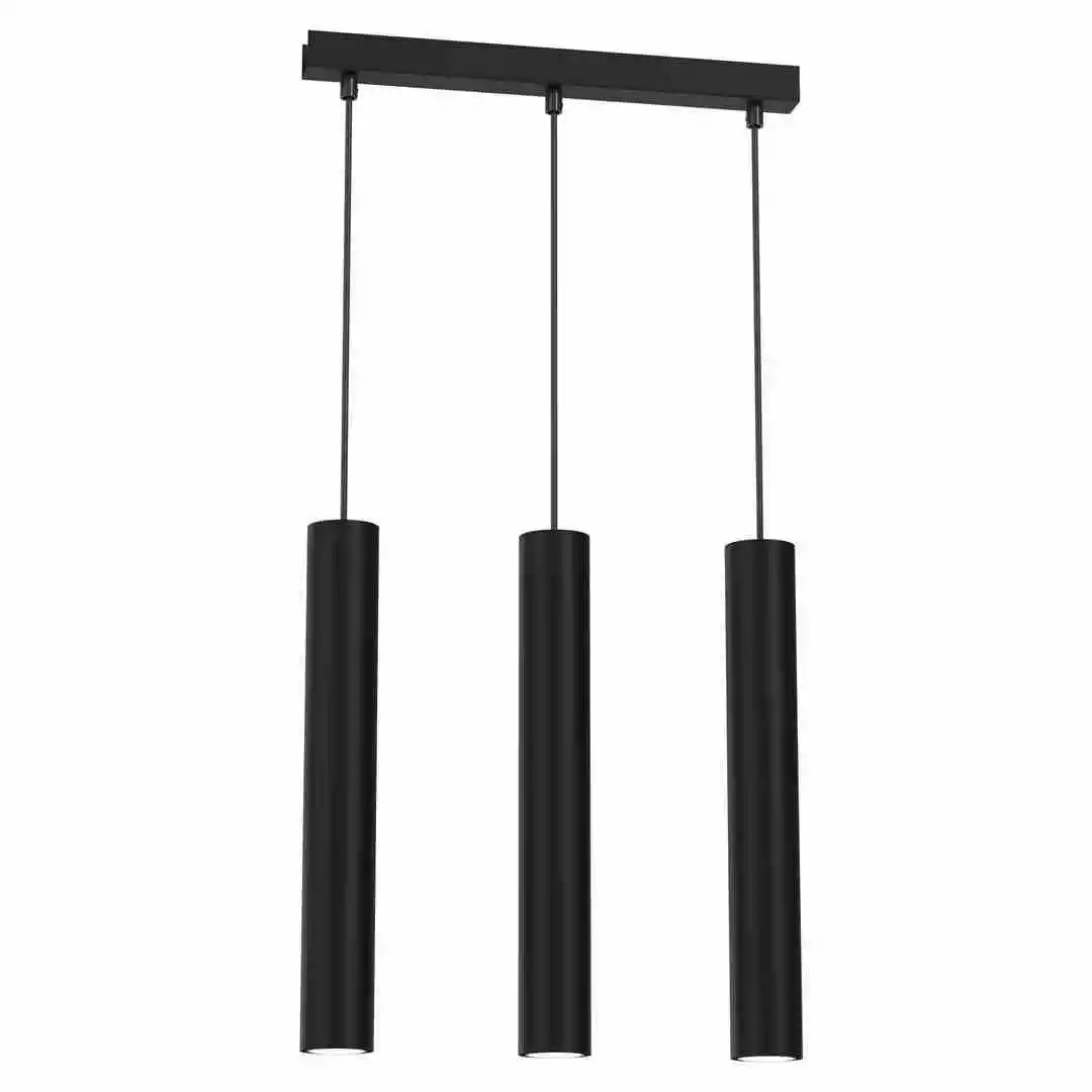 Milagro Lampa wisząca nowoczesna HUDSON BLACK 3xGU10 MLP8792