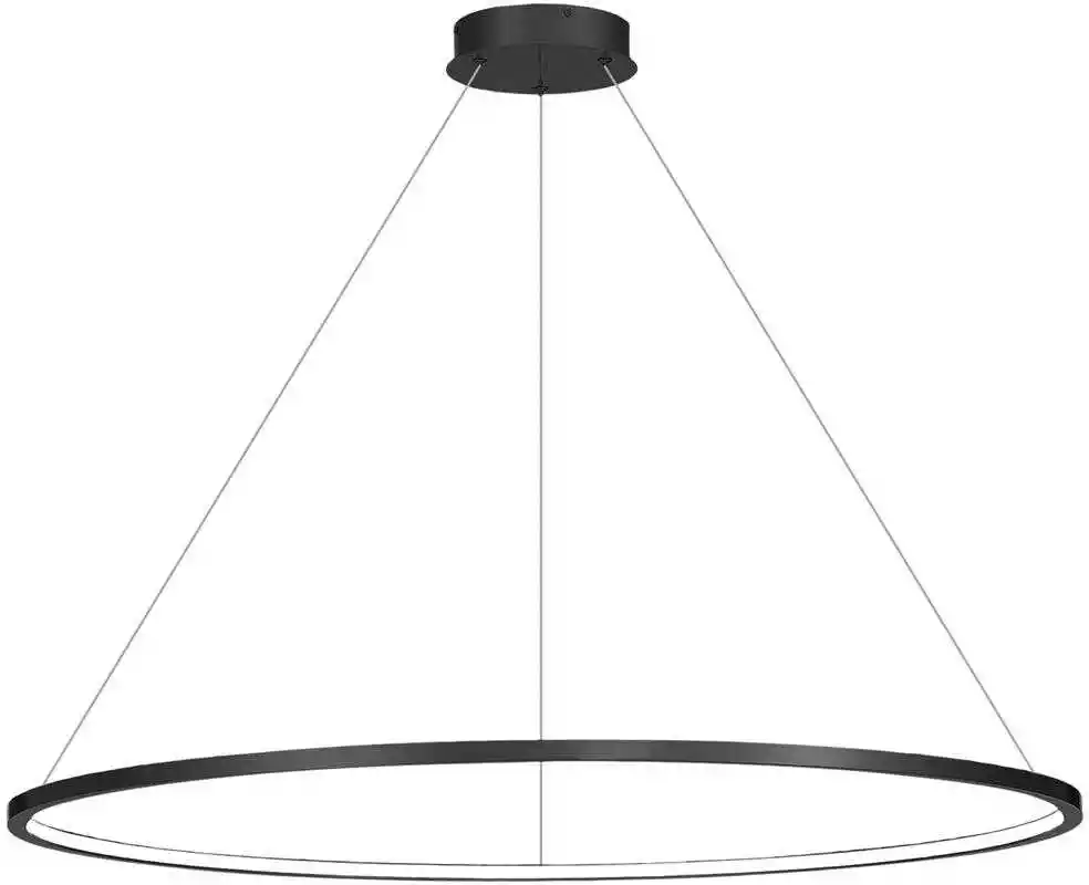 Milagro Lampa wisząca ring Saturno Black 65W LED ML8864