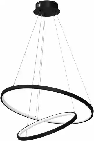 Milagro Lampa wisząca ROTONDA BLACK 51W LED ML7942