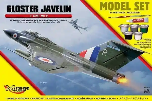 Mirage Hobby Samolot Przechwytujący Gloster Javelin