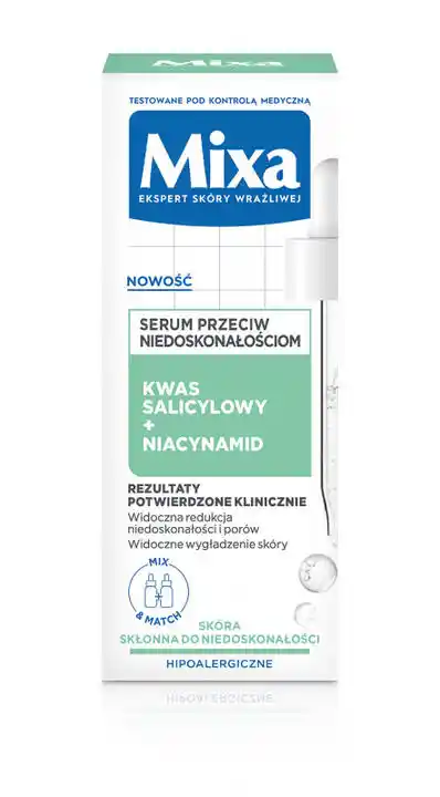 Mixa Lab serum przeciw niedoskonałościom Kwas Salicylowy + Niacynamid 30ml