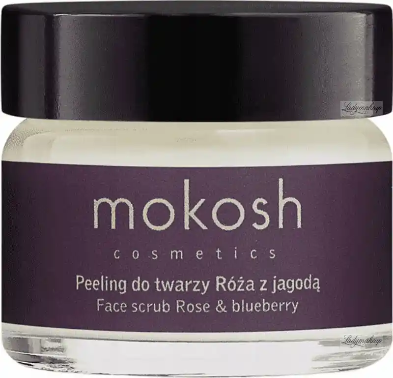 Mokosh Aktywny peeling do twarzy Róża z Jagodą - 15ml