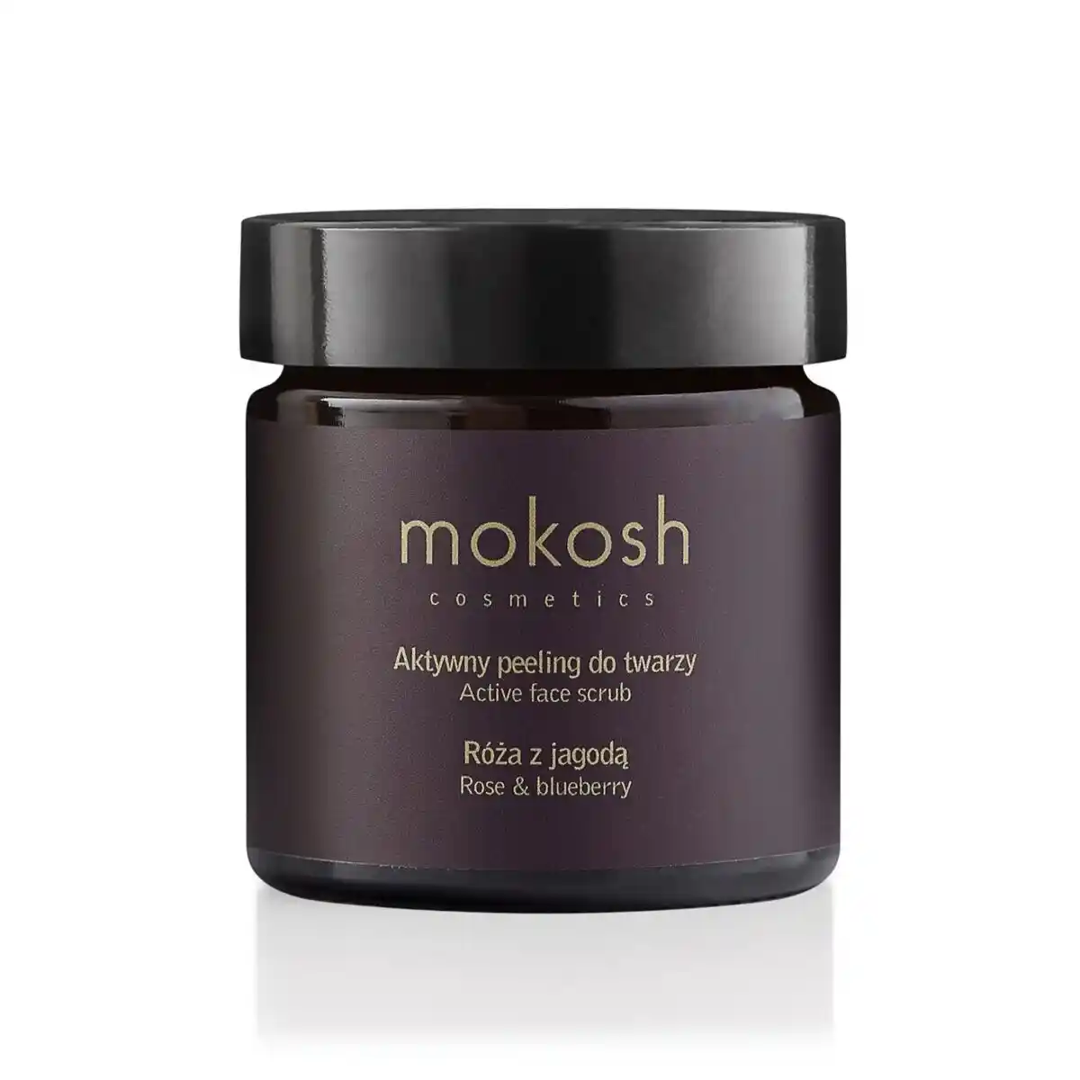 Mokosh aktywny peeling do twarzy Róża z jagodą 60 ml