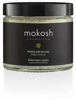 Mokosh peeling solny do ciała zielona kawa z tabaką 300g