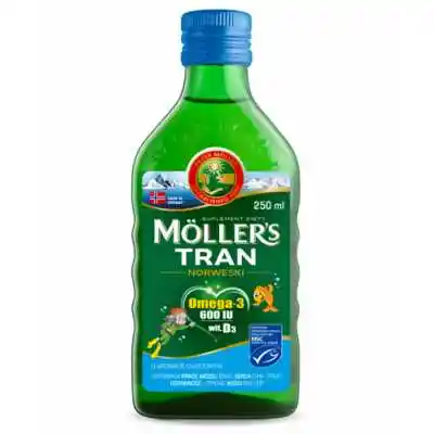 Mollers Tran Norweski owocowy płyn 250ml