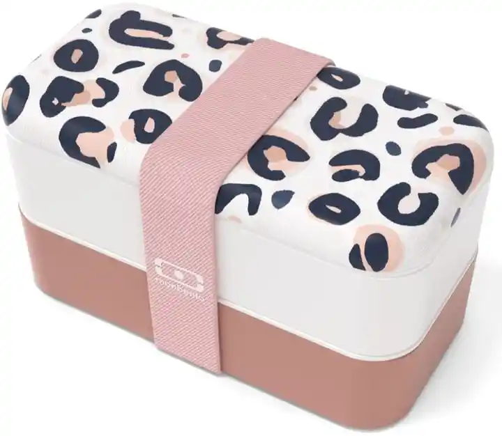 Monbento Lunchbox Bento Original, Graphic Leopard Pink