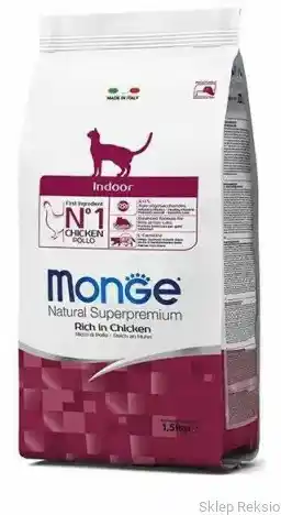 Monge Superpremium Cat Monge Super Premium Indoor Cat - 1,5 kg karma sucha