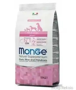 Monge Superpremium Dog Monge Superpremium All Breeds Adult Wieprzowina, Ryż i Ziemniaki - 12 kg