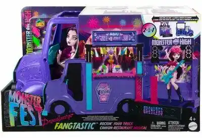 Monster High Lalka Koncertowy Food Truck HXH83