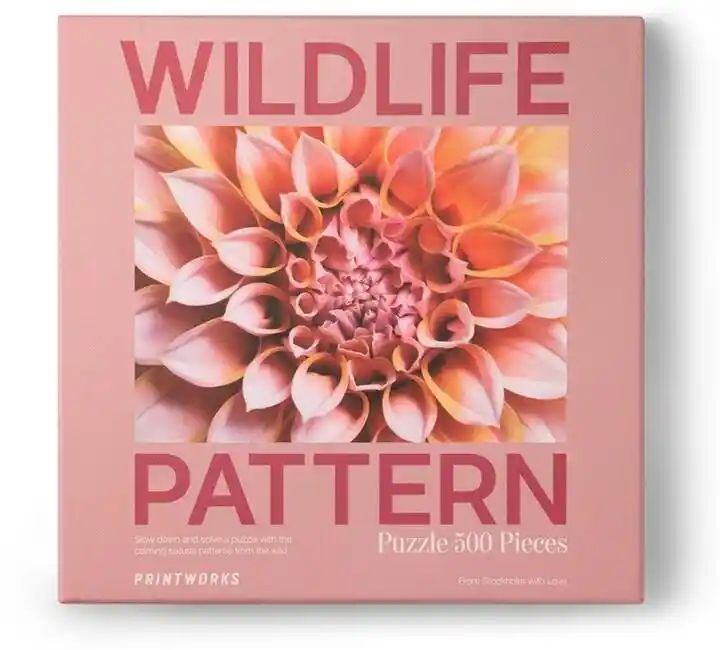 Most Wanted Gifts Puzzle 500 Wildlife Pattern Dahlia