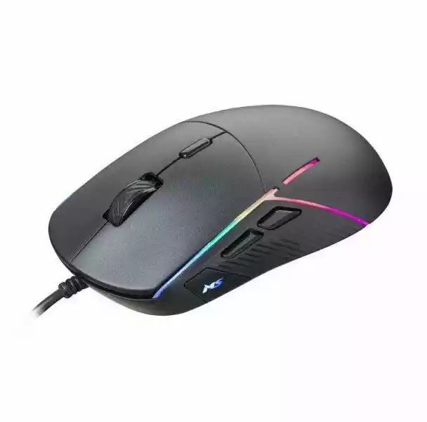 MS Mysz gamingowa przewodowa Nemesis C375 7200 DPI RGB LED czarna