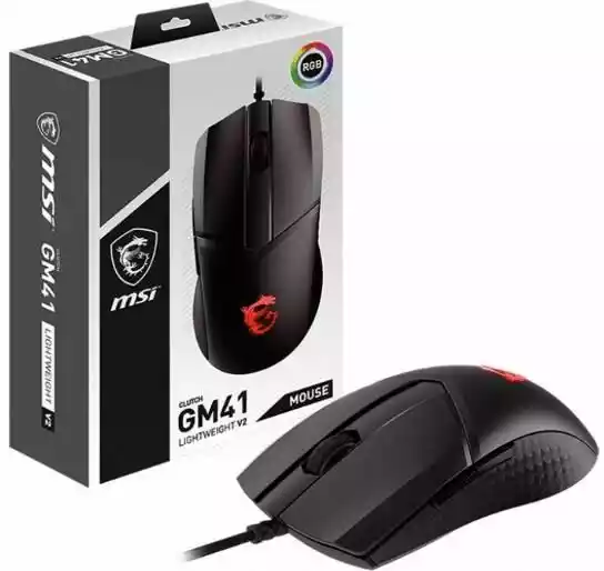 Msi Clutch GM41 Lightweight V2 Czarny Myszka gamingowa