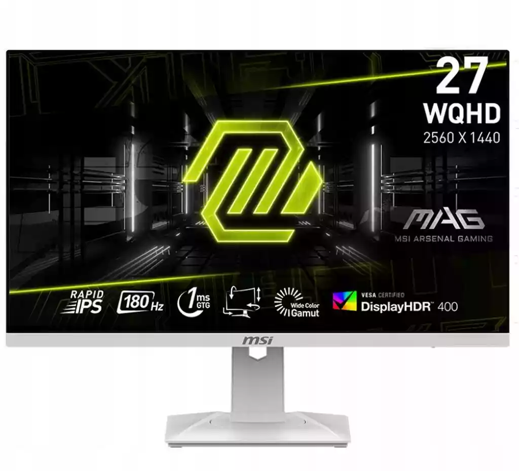 MSI Optix MAG274QRFW 27 cali 2K Rapid IPS 180Hz 1ms Gamingowy monitor LED