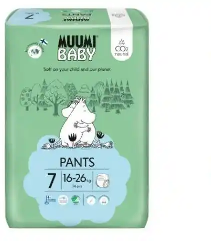 MUUMI Baby pieluchomajtki Pants rozmiar 7 XL 16-26kg 34szt