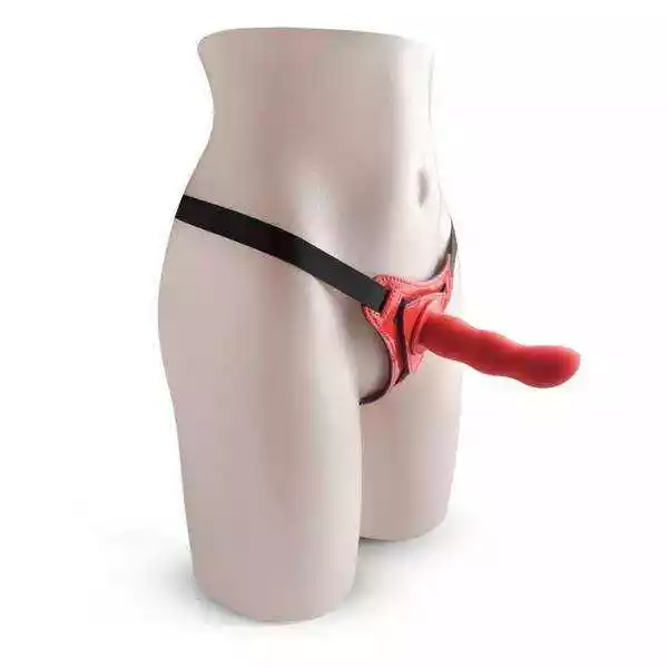 Mw Power Toyz4lovers Cintura Regolabile Strap On Red - Dildo strap-on w zestawie z uprzężą Czerwony